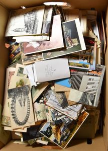 Postkaarten en wenskaarten, alle periodes, na te zien (Duizenden stuks)