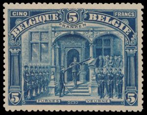 N° 147 '5 francs' with very good centring, with Soeteman photo certificate, vf (OBP +60% €3,840)
