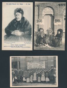 Oudste mens van België, zilveren jubileum en een slachtoffer staking in vlasnijverheid (3 stuks)