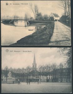 Maaseik, diverse zichten (4 stuks)
