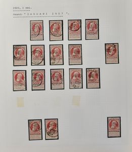 Vanaf 1907 tot aug. 1910 verzameling 'Dagkalender'  op N° 74 