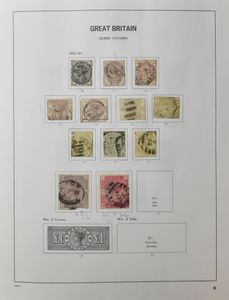 1840/1999, verzameling in Davo-album, tevens 5 voorraadboeken vanaf klassiek, ook wat Ierland, zm/m/ntz.