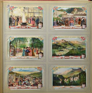 5 Liebig albums (Van der Auwera n° 355/500), alle oudere reeksen (Sanguinetti +/-€3.000)