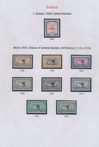 1937/1951, mooie zeer uitgebreide verzameling met o.a. 74/80, 123/39, dienst O 43/O 58 en O 67/O 83, zm.