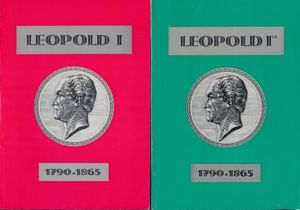 Leopold I, 1790-1865, samenstelling van 2 boekjes, w.o. één in FR en één in NL; E. Struyf; Pro-Post; 1965; gedrukt; ingebonden; Frans/Nederlands; zachte kaft; in goede staat