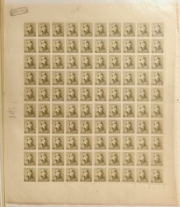 1919/1937, samenstelling diverse uitgiften in volledige vellen, w.o. Helm, Klein Staatswapen, Leopold III, zm/m.