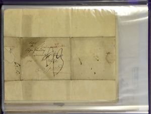 1792/1850 Verzameling van 95 voorlopers, meerdere vertrekstempels, meestal België, in album, m