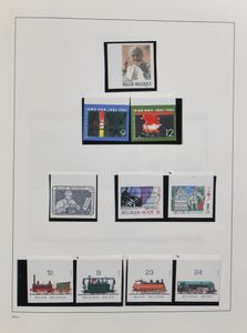 1977/1985 Collection mainly complete sets and blocks, including Tintin 1979, vf (OBP €5,178)