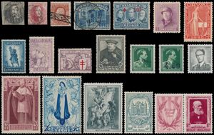 1849/1976, belangrijke verzameling in 2 Davoalbums, w.o. klassiek, 37 gest., 5 Franken gest., Rode Kruis *, Helm *, 1° Orval *, Mercier *, Infanterie *, Grote Orval *, Kruis van Lotharingen, Ridder *, Tassis *, Rbuens *, -10% **, Gellingen **, UPU **, Schrijvers **, 2-luiken **, BL 1*, BL 3*, BL 26**, BL 28**, Brugge **, BL 30(2x)**+* , zm/m/ntz.