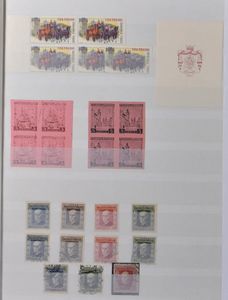 1918/1930 Samenstelling in insteekboek met diverse items, w.o. brieven en veel drukuitschot, zm/m/ntz