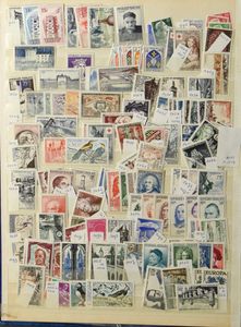 Collection dans 4 livres avec beaucoup de matériel de meilleure qualité, dont France, néerlandais, Luxembourg, tb