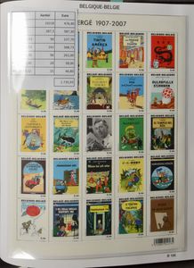 1980/2009 Verzameling (niet helemaal volledig) in 3 LX Davo albums, zm (Frankeerwaarde: €1.735)