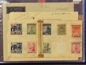 Timbres fiscaux, vignettes et divers articles, perforations avec ouvrage de référence, collection USA, 13 livres/cahiers, tb/b/à voir