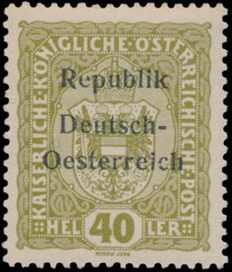 1918 Lokaaluitgifte Knitterfeld reeks zonder 