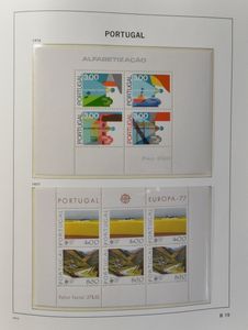 1862/2005 Uitgebreide verzameling in 6 Davo albums met veel blokken en boekjes, mooi thema, zm/m/ntz