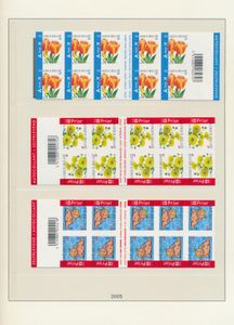 1849/2005 Verzameling in 6 albums, w.o. 221/33 **, landschappen **, 301 **, Rubens **, dagbladen gest., dienst, SP gest., veel nominaal, zm/m/ntz