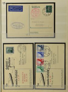 Composition de timbres et lettres de meilleure qualité, dont Zeppelin Sieger, 33a, entre autres, Hongrie WIPA lettre, Autriche LP Oiseaux **, Luxembourg dont Telegraphes **, belle affaire, tb
