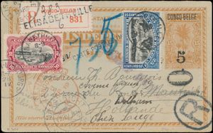 1919 EP Stibbe N° 31 TT with additional franking of a 