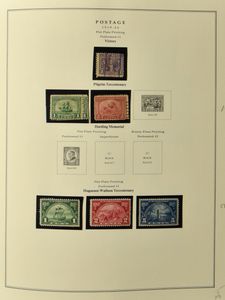 1894/1963 Collection dans un album Scott, comprenant de nombreuses feuilles de séries complètes, tb/b