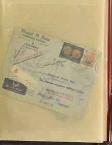 1784/1951, samenstelling diverse poststukken, w.o. 2x Belg. Congo, zm/m/ntz.