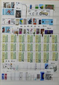 Reich, Bund, Bayern, DDR, zones, samenstelling met dubbels in 3 insteekboeken, zm/m/ntz