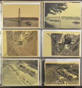 Oude postkaarten, foto's, reproducties, meestal oudere periode, in 2 albums (+500 stuks)