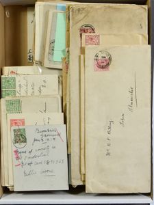 1901/1936 Edward VI en George V samenstelling met verschillende stempels, zm/m/ntz (+/-260 stuks)
