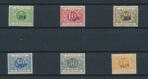 TX 3A/11A Reeks met opdruk van het uitreikingskantoor, zm (OBP €521)