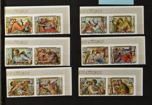 1962/1976 Accumulation in stockbook with full sets minisheets, vf/f/to be checked (OBP +€600)