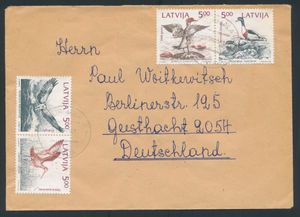 Pays baltes, Russie, Kazakhstan, Ukraine, etc., composition + 800 lettres dans 2 boîtes Curver, tb/b