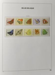 1970/2015 Praktisch volledige verzameling in 6 LX Davo albums, inclusief blokken en boekjes, zm (Frankeerwaarde: +/-€3.800)