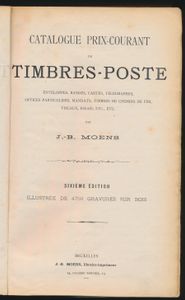 Catalogues prix-courant de timbres-poste, volume VI; J.B. Moens; J.B. Moens; gedrukt; ingebonden; Frans; 779 pag.; harde kaft; in redelijke staat