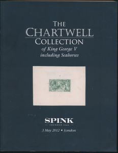 The Chartwell Collection of King George V including Seahorses; Spink; Spink, London; 2021; gedrukt; geniet; Engels; 245 pag.; zachte kaft; zeer mooi; veilingcatalogus van een van de belangrijkste collecties van King George V uitgiften en waarschijnlijk de belangrijkste collectie Zeepaardjes ooit gevormd
