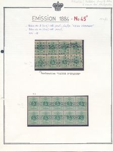 1869/1912 Mooie samenstelling rolstempels, meerdere betere exemplaren, zm/ntz