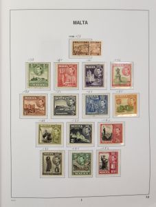 Vanaf 1938, leuke startverzameling, goed gevuld, in 2 Davo albums, zm/m