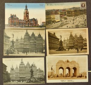 Diverse zichten en periodes, quasi alle klein formaat (520 stuks)