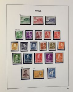 1855/1969 Verzameling in Davo album met goed klassiek, w.o. n° 1 (2x), 2/5, 7/15, zm/m