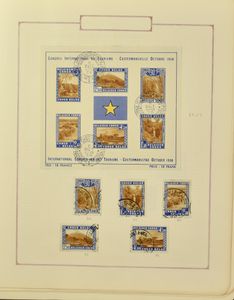 Belgian Congo, Ruanda Urundi, Katanga, accumulation on sheets, in album, box, envelopes, stockbook, a lot of complete series, very fine/fine/to be checked