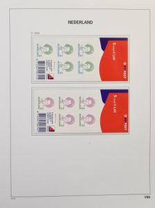 2003/2022 Verzameling prestigeboekjes in 2 albums en op insteekbladen, n° PRA ontbreekt, tevens 2 albums automaatboekjes, zm (Hoge frankeerwaarde)