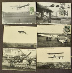 Luchtvaart, ook filatelistisch zeer interessant (13 stuks)