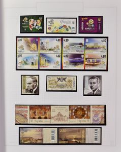 1991/2013 Mooie verzameling in album verregaand volledig met o.a. betere blokken, zm