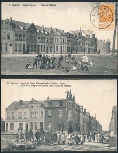 Deurne, zeer mooie straatzichten, w.o. enkele zeldzame, uitgeverij Weduwe Luyck (5 stuks)