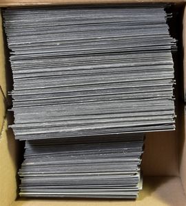 Voorraad in diverse uitgiften op honderden kaartjes, waarbij 