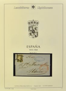 1850/1989 en 2000/2006 Verzameling in 5 Leuchtturm ringbanden, klassieke periode met veel herdrukken, veel betere in het semi-klassiek, quasi volledig vanaf 1960, zm/m/ntz
