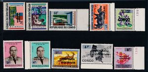 N° 20/22 and 23/29 All with inverted overprint, several not included in the OBP, very fine (OBP €1.000)