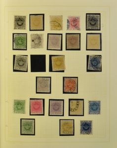 1856/2001 Verschillende verzamelingen in 5 albums, waarbij klassiek in gemengde kwaliteit, volledige reeksen, gebieden o.a. BL 1 **, zm/m/ntz (Hoge cataloguswaarde)