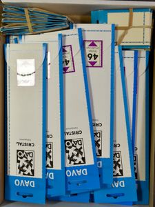 Klemstroken (transparant), Davo, allerlei formaten, 25 pakjes met winkelprijs van €8,35 per stuk + 10 pakjes voorgesneden