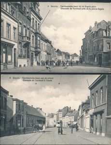 Deurne, zeer mooie straatzichten, w.o. enkele zeldzame, uitgeverij Weduwe Luyck (4 stuks)