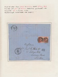 Kleine verzameling van 7 brieven, w.o. 4 naar België (vanuit Zweden, Oostenrijk, Engeland en Zwitserland - 3 met additionele Belgische taxatie), Express brief 1939, Halve zegel, brief vanuit Namen in 1918 en brief vanuit Gand (N° 16 in paar) naar Londen(Engeland), zm