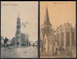Booischot, mooie dorpszichten, kwaliteit na te zien (6 stuks)